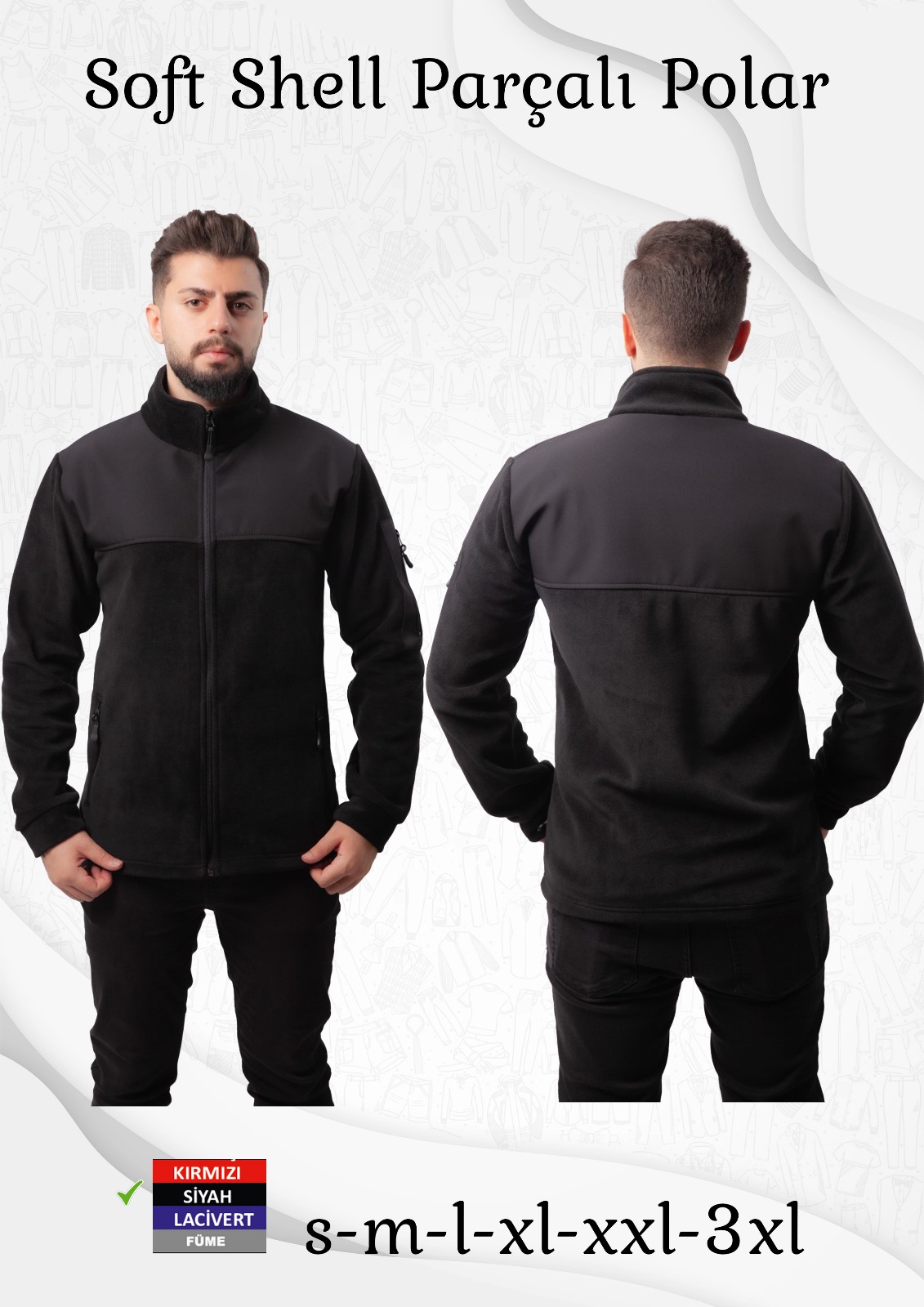 Soft Shell Parçalı Polar
